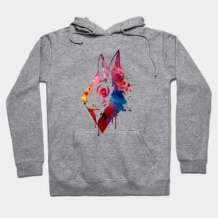 Colorful Rabbit Artwork Hoodie